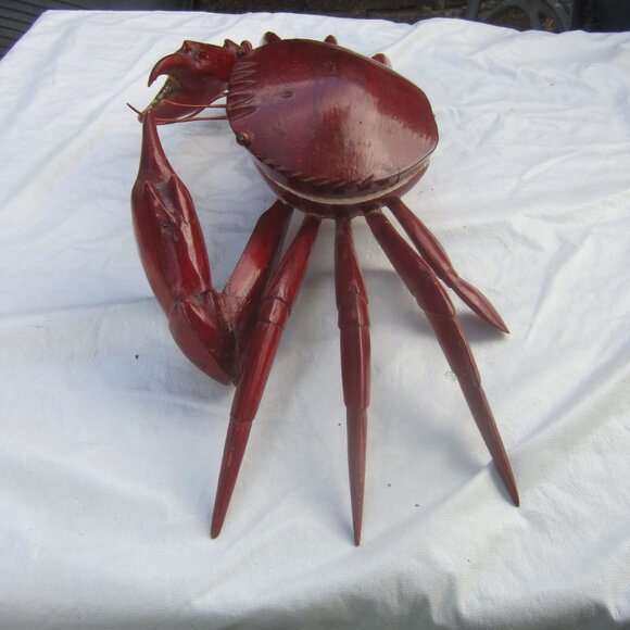 UNIQUE RARE LARGE CRAB JEWELRY/SOUVENIR BOX - Picture 8 of 10